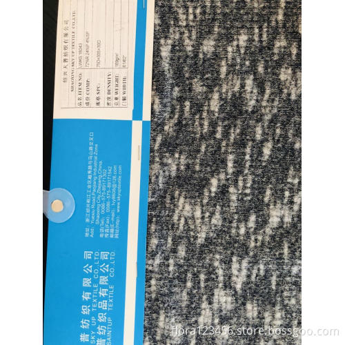Brush Slub Rib Sweater fabric